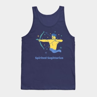 Spirited Sagittarius - Astrology Art Tank Top